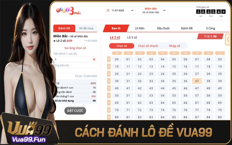 Cách đánh lô đề Vua99 - Chi tiết cách lựa chọn cược số lô đề